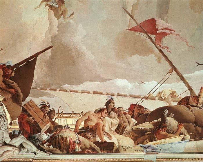Giovanni Battista Tiepolo Glory of Spain Norge oil painting art